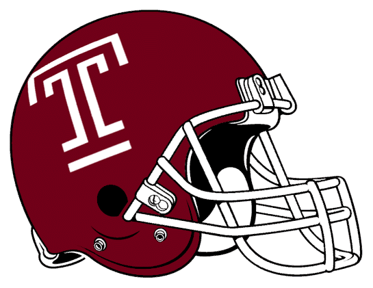 Temple Owls 1994-1995 Helmet Logo iron on transfers for T-shirts